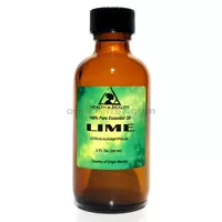 Aceite esencial de lima aromaterapia 100% puro botella de vidrio natural 2.0 oz, 59 ml