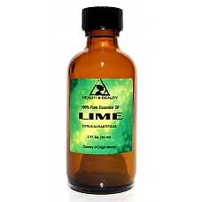 Lime essential oil aromatherapy 100% pure natural glass bottle 2.0 oz, 59 ml