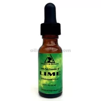 Lime aromathérapie huile essentielle 100% pure verre naturel goutte 0,5 oz, 15 ml