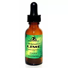 Lime essential oil aromatherapy 100% pure natural glass dropper 1.0 oz, 30 ml