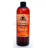 Aceite esencial de naranja aromaterapia orgánica natural 100% puro 32 oz