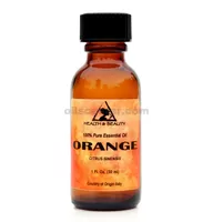 Orange essential oil organic aromatherapy 100% pure glass bottle 1 oz, 30 ml