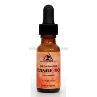Orange 10x (10 fold) essential oil organic aromatherapy glass dropp 0.5 oz 15 ml