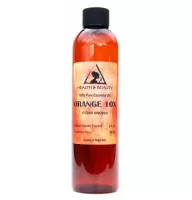 Orange 10x (10 fois) aromathérapie organique d'huile essentielle naturelle pure à 100% de 8 oz