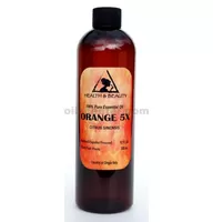 Orange 5x (5 fold) essential oil organic aromatherapy natural 100% pure 12 oz