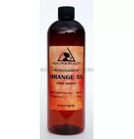 Naranja 5x (5 veces) aceite esencial aromaterapia orgánica natural 100% puro 16 oz