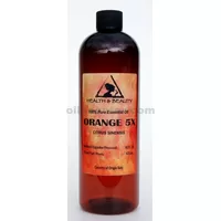Naranja 5x (5 veces) aceite esencial aromaterapia orgánica natural 100% puro 32 oz