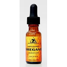 Orégano aceite esencial aromaterapia natural 100% puro gotero de vidrio 0.5 oz, 15 ml
