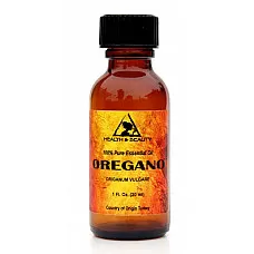 Aceite esencial de orégano aromaterapia natural botella de vidrio 100% puro 1.0 oz, 30 ml