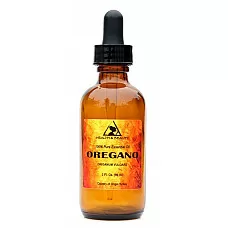 Orégano aceite esencial aromaterapia natural 100% puro gotero de vidrio 2.0 oz, 59 ml