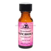 Huile essentielle de Patchouli aromathérapie bouteille en verre naturel pur 0,5 oz, 15 ml