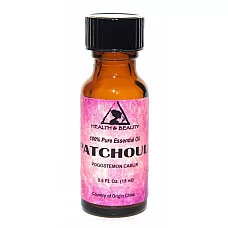 Aceite esencial de pachulí aromaterapia natural botella de vidrio puro 0.5 oz, 15 ml