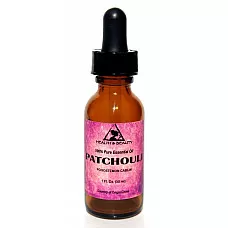 Aceite esencial de pachulí aromaterapia natural puro con cuentagotas de vidrio 1 oz, 30 ml