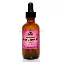 Aceite esencial de pachulí aromaterapia natural puro con cuentagotas de vidrio 2 oz, 59 ml