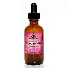 Aceite esencial de pachulí aromaterapia natural puro con cuentagotas de vidrio 2 oz, 59 ml