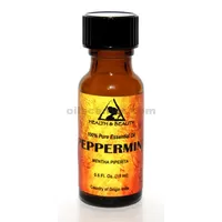Aceite esencial de menta aromaterapia natural 100% puro vidrio bott 0.5 oz, 15 ml