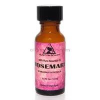 huile essentielle de romarin aromathérapie bouteille verre naturel pur à 100% 0,5 oz, 15 ml