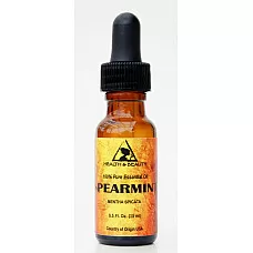 Aceite esencial de menta verde aromaterapia natural 100% puro vidrio gota 0.5 oz, 15 ml