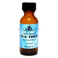 arbre à thé aromathérapie huile essentielle naturelle bouteille en verre pur à 100% 1,0 oz, 30 ml