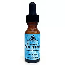 Árbol de té aceite esencial aromaterapia natural 100% puro vidrio gota 0.5 oz, 15 ml