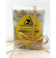 Flocons d'avoine savon à l'huile de noix de coco de miel bar tout naturel hydratant pour le corps