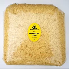 Carnauba wax - T1 organic flakes brazil pastilles beards premium 100% pure 5 lb