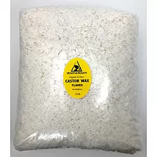 Hojuelas de cera de ricino perlas de pastillas veganas orgánicas premium natural 100% puro 10 lb