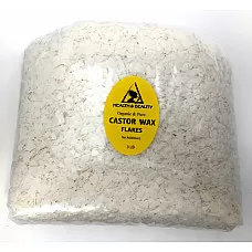 Hojuelas de cera de ricino, granos de pastillas veganas orgánicas premium natural puro 48 oz, 3 lb