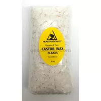 Castor wax flakes organic vegan pastilles beads premium natural 100% pure 8 oz