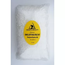 Emulsifying wax nf polysorbate 60 pure polawax 12 oz