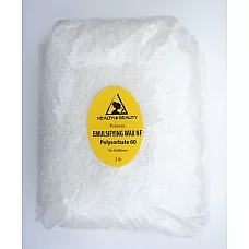 Emulsifying wax nf polysorbate 60 pure polawax 32 oz, 2 lb