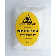 Emulsifying wax nf polysorbate 60 pure polawax 2 oz