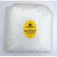 Emulsifying wax nf polysorbate 60 pure polawax 48 oz, 3 lb
