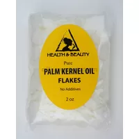 Palm kernel oil flakes pure natural for soaps cosmetics 2 oz