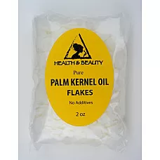 Palm kernel oil flakes pure natural for soaps cosmetics 2 oz