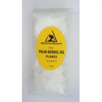 Escamas de aceite de almendra de palma pura natural para jabones cosméticos 4 oz