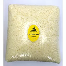 Cera de salvado de arroz, hojuelas orgánicas, granos veganos, pastillas vegetales, 100% puro, 10 lb