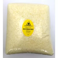 Rice bran wax organic flakes vegan beads vegetable pastilles 100% pure 5 lb