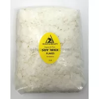 La cire d'akosoy de soja d'or flocons de pastilles végétaliennes organiques pour la bougie faisant le pur normal 32 oz 2 lb