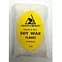 Golden soy akosoy wax flakes organic vegan pastilles for candle making natural 100% pure 2 oz
