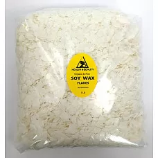 Pastillas veganas de hojuelas de cera akosoy de soja dorada para hacer velas naturales puras naturales de 48 oz 3 lb