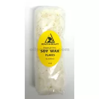 Pastillas veganas orgánicas de hojuelas de cera akosoy de soja dorada para hacer velas 100% puro natural 4 oz