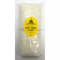 Golden soy akosoy wax flakes organic vegan pastilles for candle making natural 100% pure 8 oz