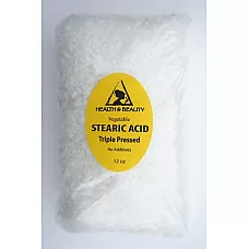 Pastillas vegetales de ácido esteárico triple prensadas barbas 100% puro 12 oz