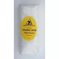 Pastillas de triple prensa de vegetales de ácido esteárico barbas 100% puras 4 oz