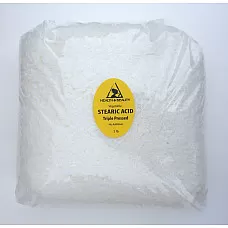 Pastillas vegetales de ácido esteárico triple prensadas barbas 100% puras 5 lb