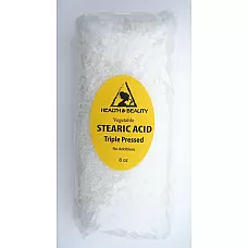 Pastillas vegetales de ácido esteárico triple prensadas barbas 100% puro 8 oz