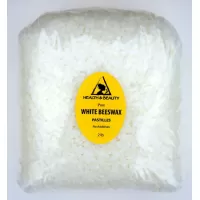 White beeswax bees wax organic pastilles beads premium 100% pure 32 oz, 2 lb