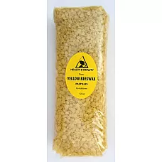 Cera de abejas amarilla cera de abejas pastillas orgánicas barbas premium 100% puro 12 oz