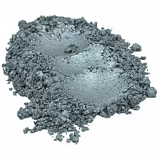Gris plata antiguo lujo mica colorante pigmento polvo cosmético grado 1 oz